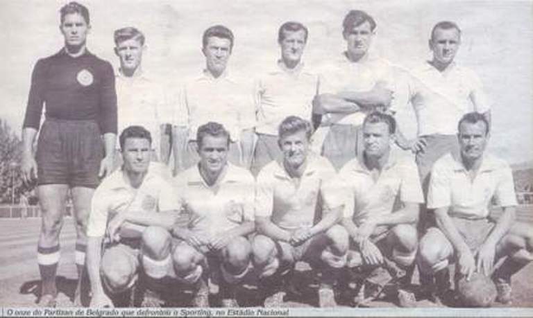 SEZONA 1955/56 Partizan-Sporting-1955
