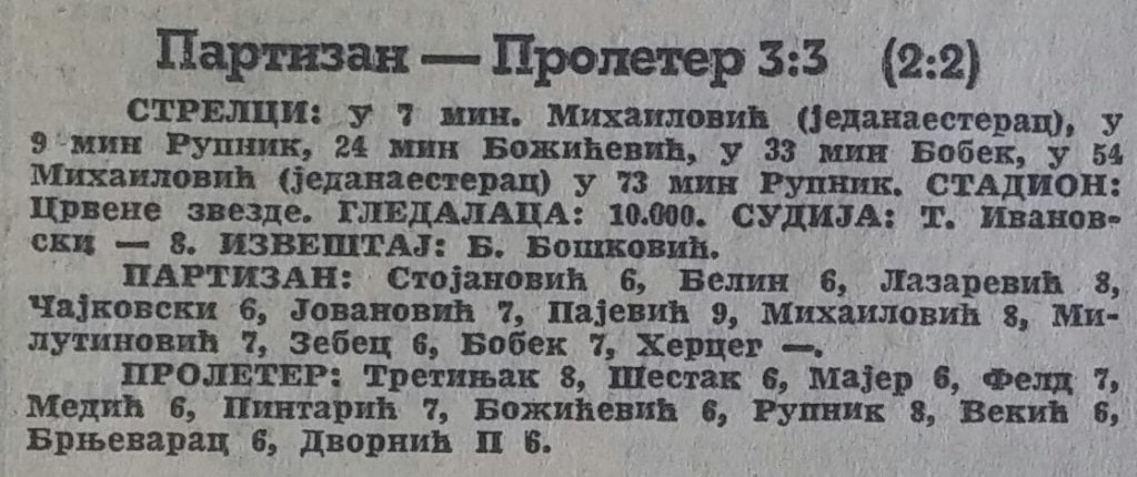 SEZONA 1953/54 07.03.1954.-Partizan-proleter-Os-3-3-1-1024x430